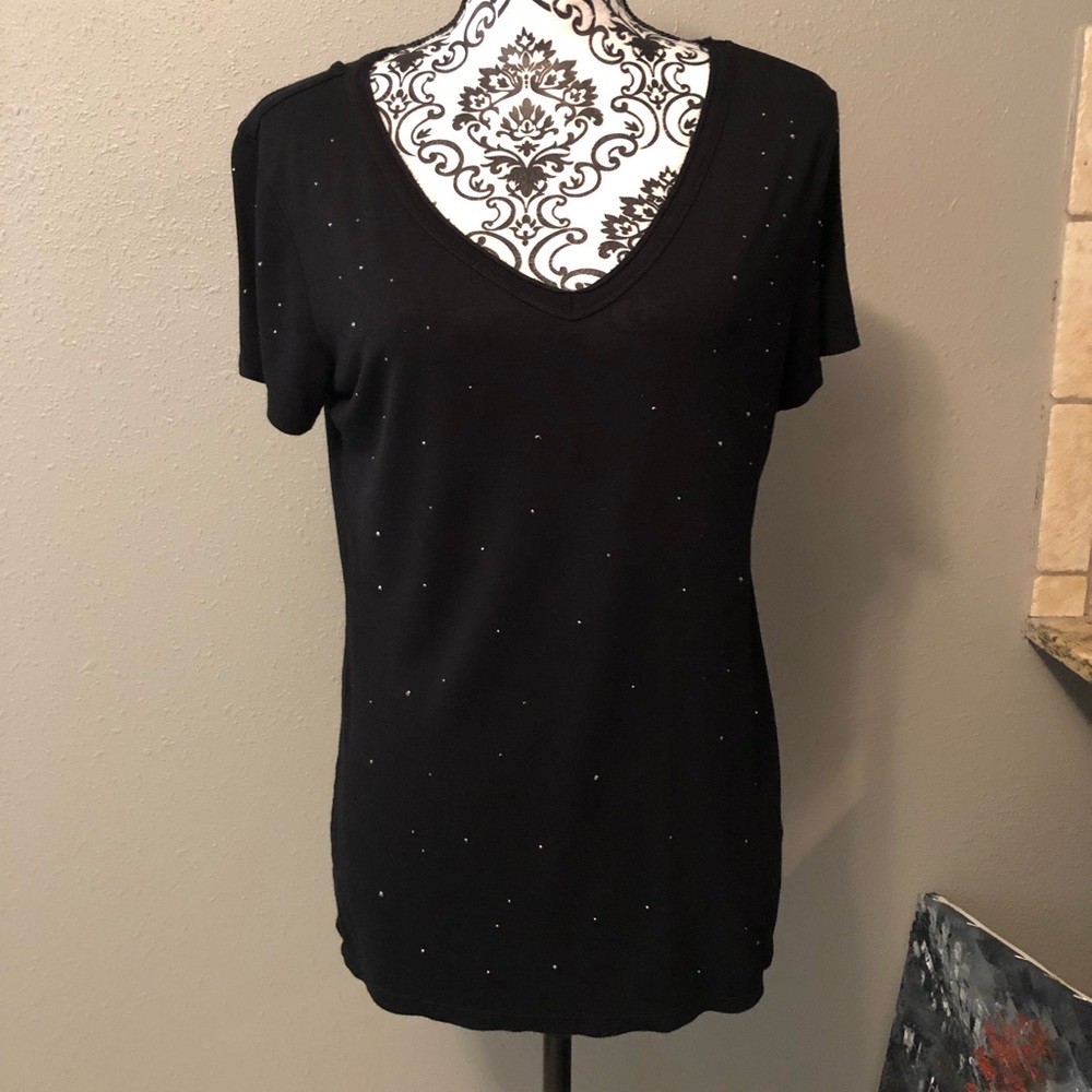 Black studded top